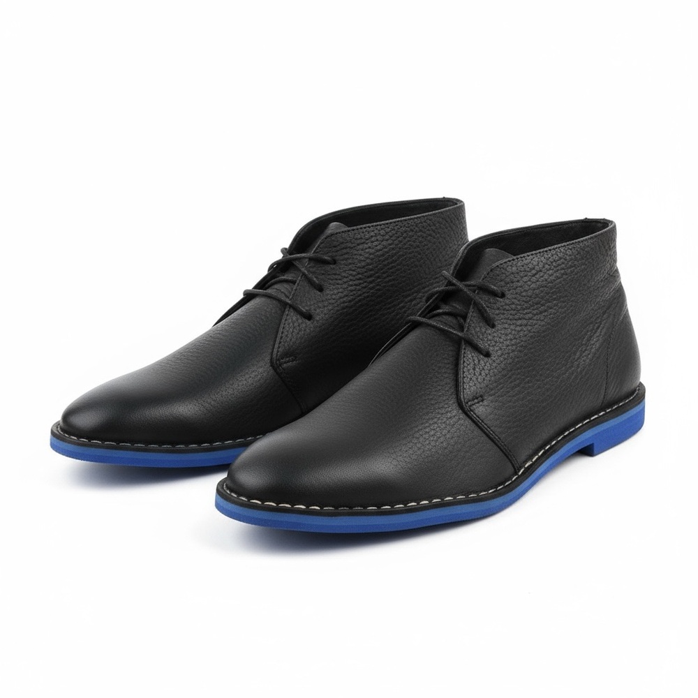 🔥 Cole Haan Glenn Chukka Men’s Boots | Blue Sole Leather | Size 11.5M